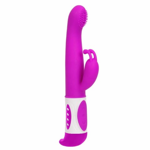 PRETTY LOVE Hugh Inteligentny krolik liliowy silikonowy 22,5 cm