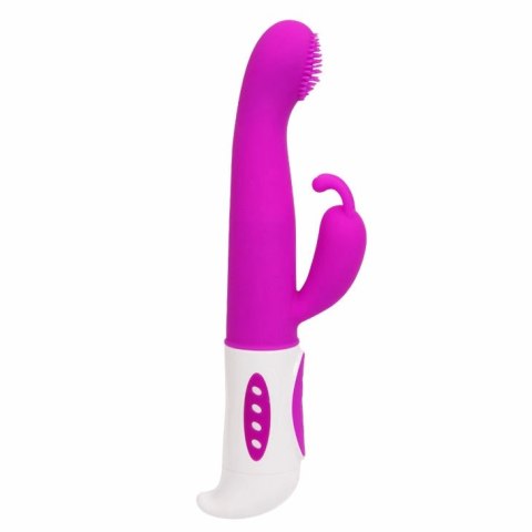 PRETTY LOVE Hugh Inteligentny krolik liliowy silikonowy 22,5 cm