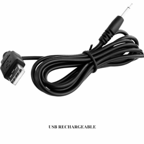 Pretty Love Masażer analny 12 trybow wibracji USB silikon czarny