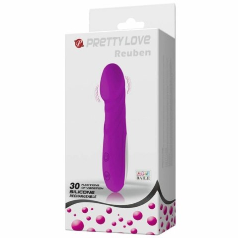 Pretty Love Reuben - Mini wibrator punktu G, 30 trybow, silikonowy, USB