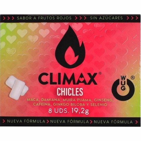 WUG CLIMAX AFTER DRINK HANGOVER gumy do żucia 8 szt. bez cukru