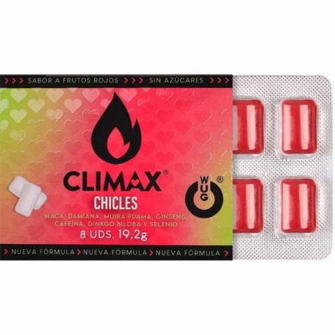 WUG CLIMAX AFTER DRINK HANGOVER gumy do żucia 8 szt. bez cukru