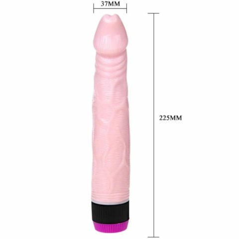 BAILE Adour Club 22,5 cm - wibrator anatomiczny, regulowane wibracje