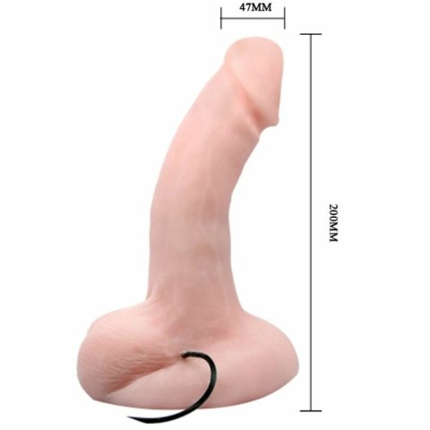 BAILE Arbiter - wibrator anatomiczny TPR z przyssawką, wielobiegowy