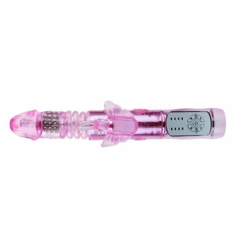 BAILE Rabbit Throbbing Butterfly maszyna intymna USB 12 trybow fioletowa