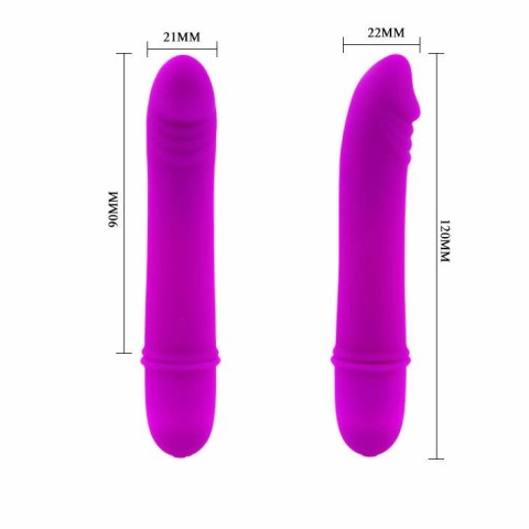 Pretty Love Beck liliowy masażer intymny mini 10 trybow 12,5 cm