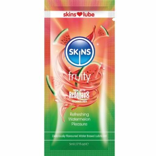 Skins Fruity Lubrykant wodny arbuzowy jednorazowy 5 ml