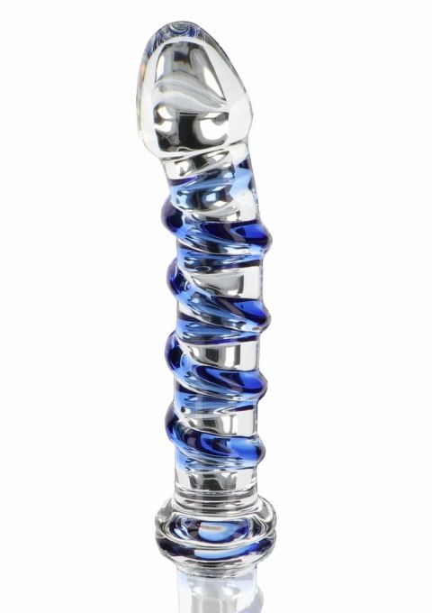 TOYJOY GLASS WORXX G-Spot Gemstone szklany model anatomiczny niebieski