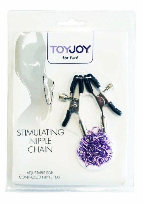 ToyJoy Stimulating Nipple Chain regulowany łańcuszek stalowy