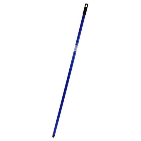 Kij metalowy z gwintem niebieski 120cm