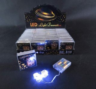 Sznur świecący 100 LED zimny 10m