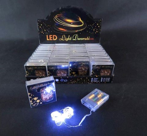 Sznur świecący 100 LED zimny 10m