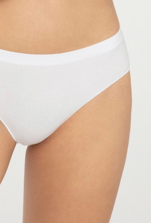 SEAMLESS COTTON BIKINI S white