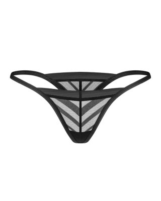STRINGI LUNE BELLIS XL/XXL czarny