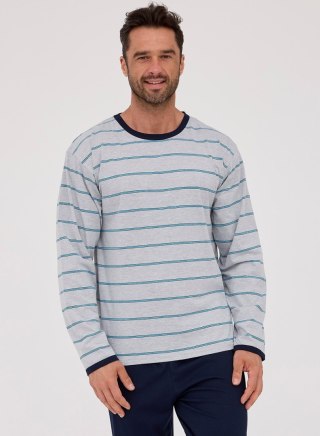 PIŻAMA MĘSKA VARIOUS 138/53 DR XXL szary