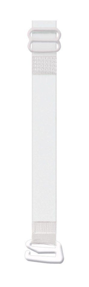 RAMIĄCZKA SILIKONOWE Z METALOWYM ZACZEPEM RT-04MB 10 mm transparentny/biały zaczep