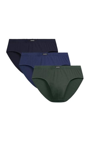 SLIPY MĘSKIE 3MP-129 XL khaki/granatowy/niebieski