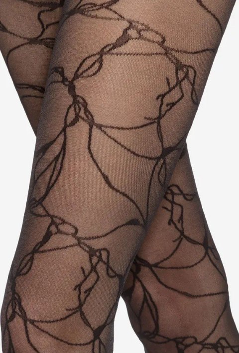 RAJSTOPY MODERN W.08 40 DEN 4 nero