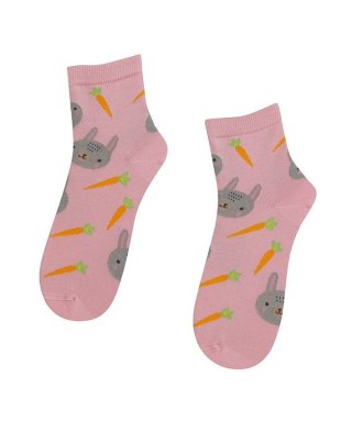SKARPETKI COTTOLINE WOMAN 36-38 pink.c22/wz.258