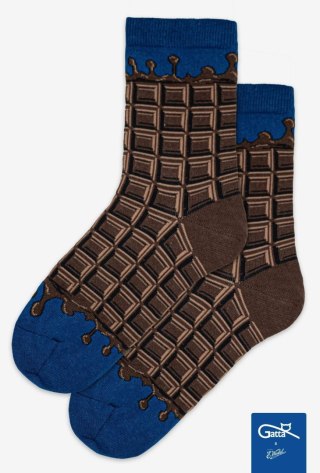 SKARPETKI GATTA WEDEL 36-38 dark choco.wz 02