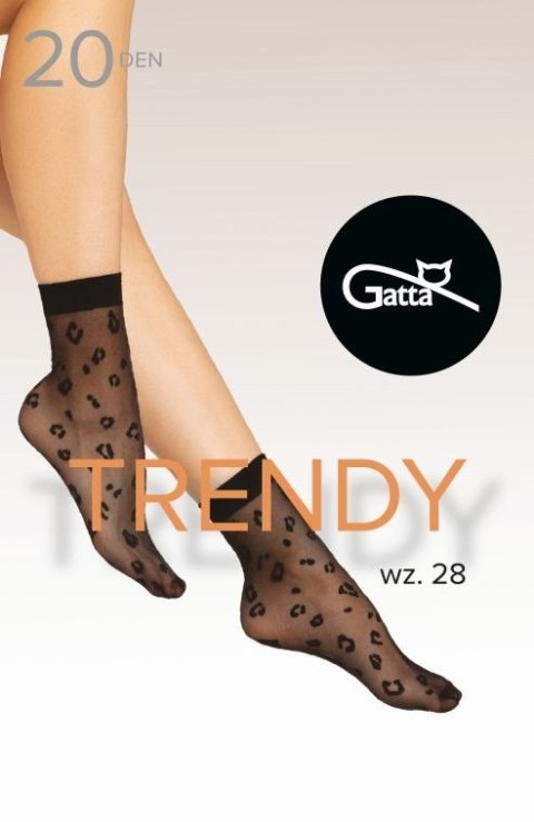 SKARPETKI TRENDYLINE WZ.28 20 DEN uni nero-nero
