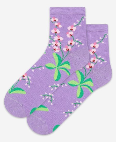 SKARPETY PERFECT WOMAN FANTASIA 39-41 violet.p42/wz.963