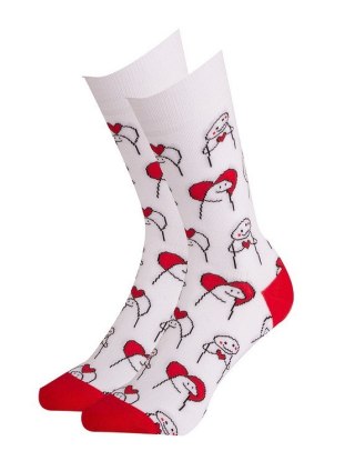 SKARPETY WALENTYNKI 30-34 white.05a/wz.999