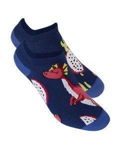 STOPKI WZOROWANE FUNKY 35-38 navy.b6r/wz.982