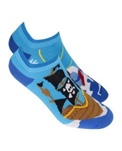 STOPKI WZOROWANE FUNKY 35-38 turquoise.t5k/wz.984