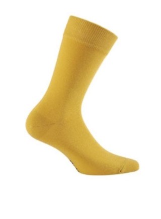 SKARPETY GŁADKIE PERFECT MAN CASUAL 42-44 yellow