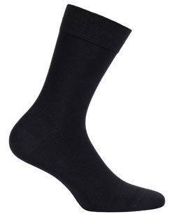 SKARPETY MĘSKIE BAMBOO GŁADKIE 45-47 black