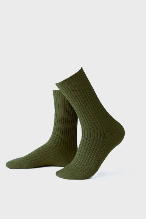 SKARPETY MĘSKIE PRĄŻEK 39-42 khaki