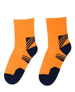 SKARPETY SPORTIVE MĘSKIE AG+ JONY SREBRA 42-44 orange.a37/wz.954
