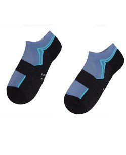 STOPKI SPORTIVE WZOROWANE AG+ JONY SREBRA 39-41 jeans.b60/wz.955