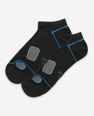 STOPKI SPORTIVE WZOROWANE AG+ JONY SREBRA 42-44 black.g95/wz.948
