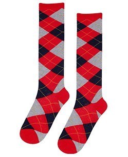 PODKOLANÓWKI WZOROWANE 2-6 LAT SALE 24-26 red.r70/wz.761