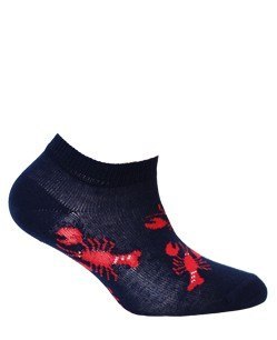 STOPKI WZOROWANE 2-6 LAT SALE 21-23 navy.b85/wz.850