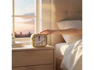 Budzik analogowy 13cm - 3 kolory buda5811