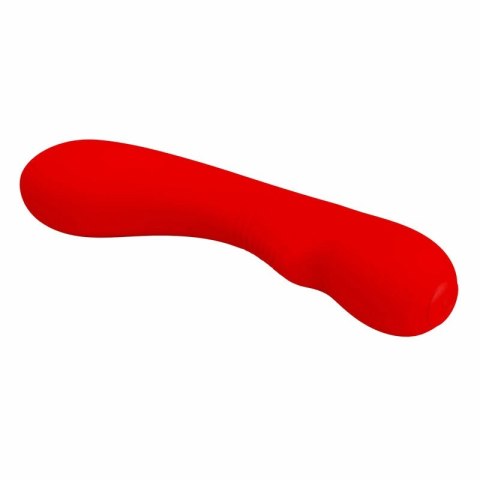 Pretty Love Prescott Czerwony - Wibrator silikonowy, 12 trybow, USB