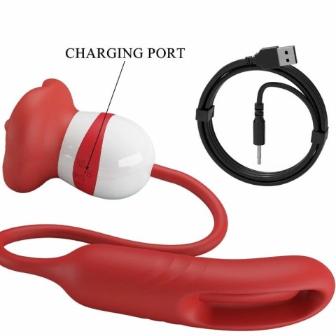 Romance Alyss Intymny Symulator Ust Czerwony 5 Trybow USB