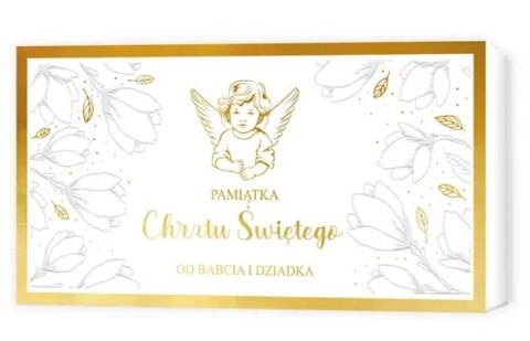 Pudełko mini papierowe Chrzest - 8 Od Babci i Dziadka