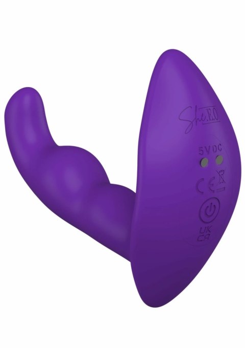 She.E.O Anal Stimulator Vibrator z pilotem, 10 trybow, silikonowy