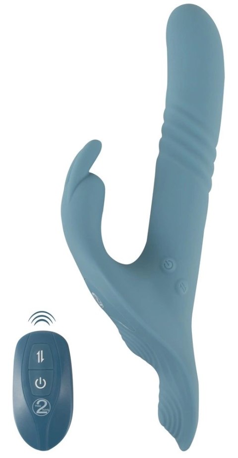 You2Toys Your Strap-On Rabbit Vibrator - zestaw z pilotem, silikon, czarny