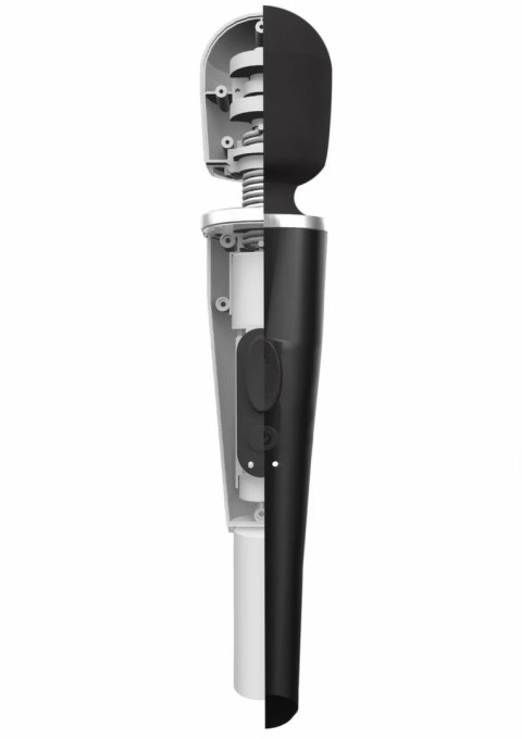 CARESSE Pro Wand Massager 30,6 cm 5 trybow IPX7 silikon czarny
