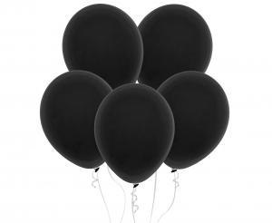 Balony Decomex 18" pastel czarne 25szt. D8-P180