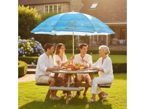 Parasol ogrodowy plażowy 180cm paroa4575