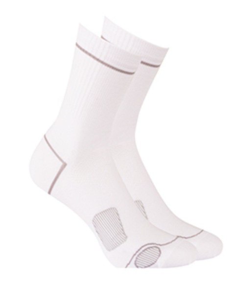 SKARPETY SPORTIVE MĘSKIE AG+ JONY SREBRA 39-41 white.05a/wz.948