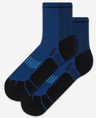 SKARPETY SPORTIVE MĘSKIE AG+ JONY SREBRA 45-47 navy.b6r/wz.942
