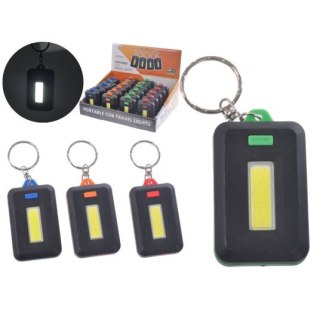 Brelok do kluczy z latarką led typu cob na baterie CHSO113052