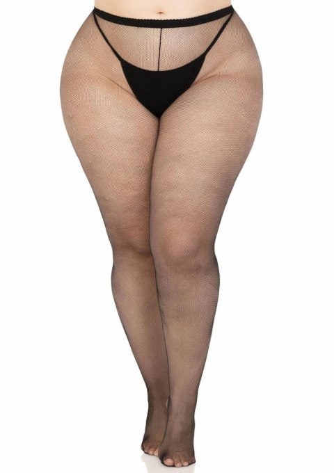 Leg Avenue Plus Elastane Micro Net Tights rajstopy siateczkowe XL